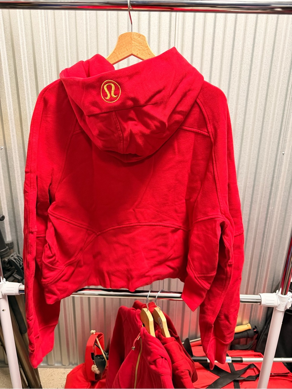 NWT Lululemon Lunar New Year Scuba Oversized Half-Zip Hoodie - XL/XXL - Dark Red - Picture 5 of 5